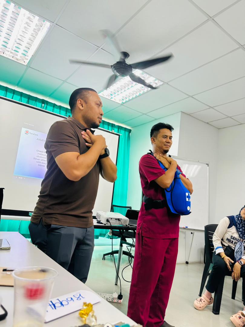 First aid workplace training